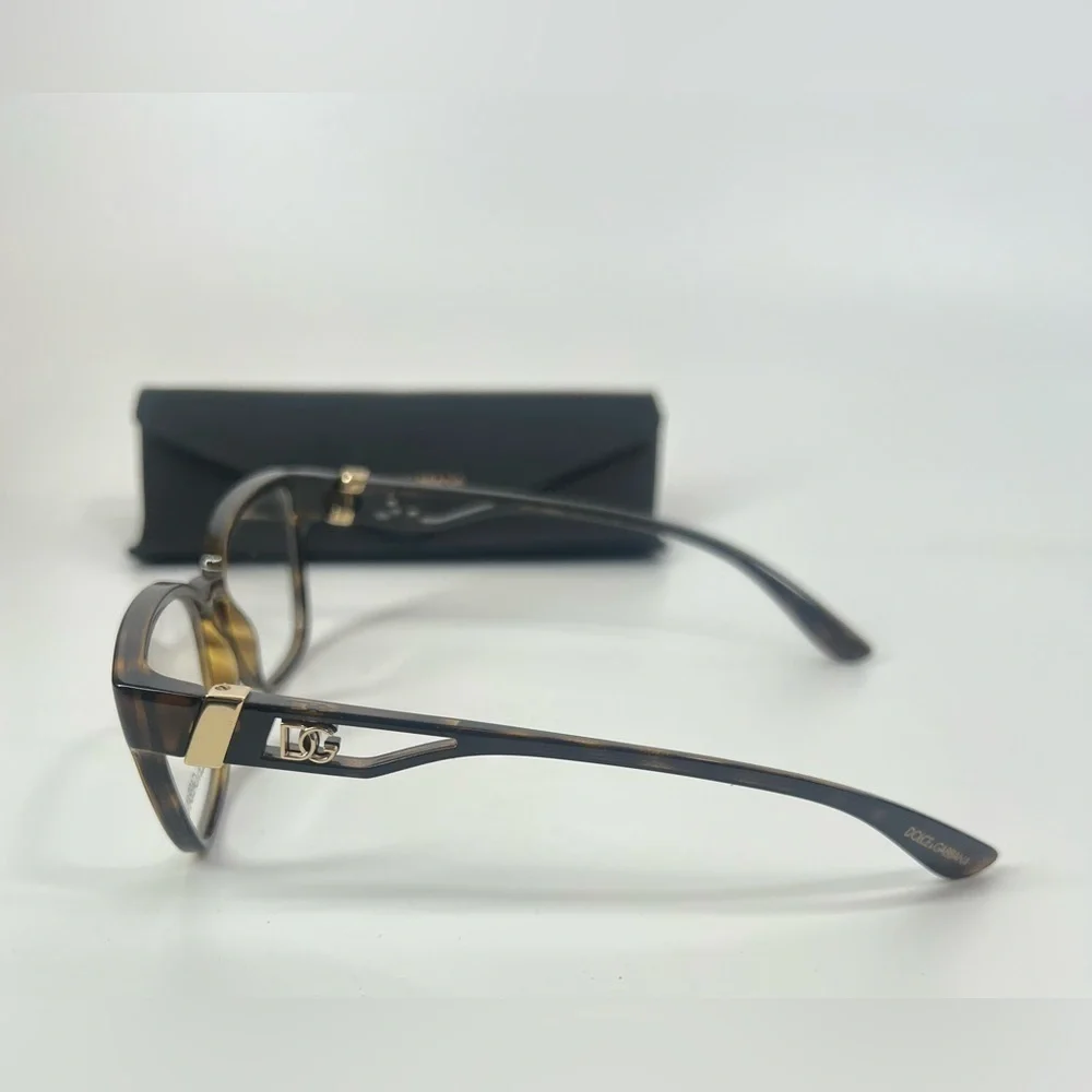NWOT Dolce & Gabbana DG5070 eyewear eyeglasses dark tortoiseshell frames